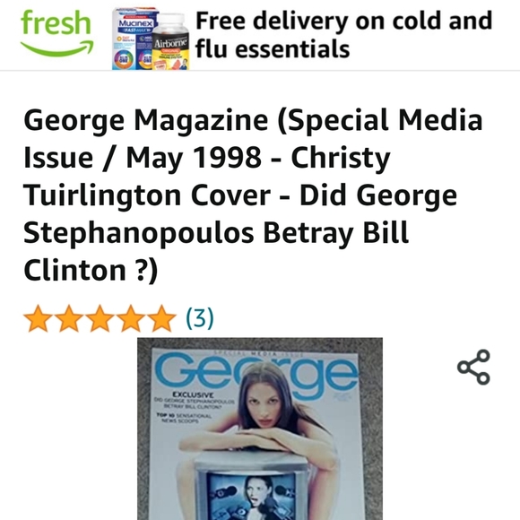 George Magazine in vintage conditions - Picture 9 of 9